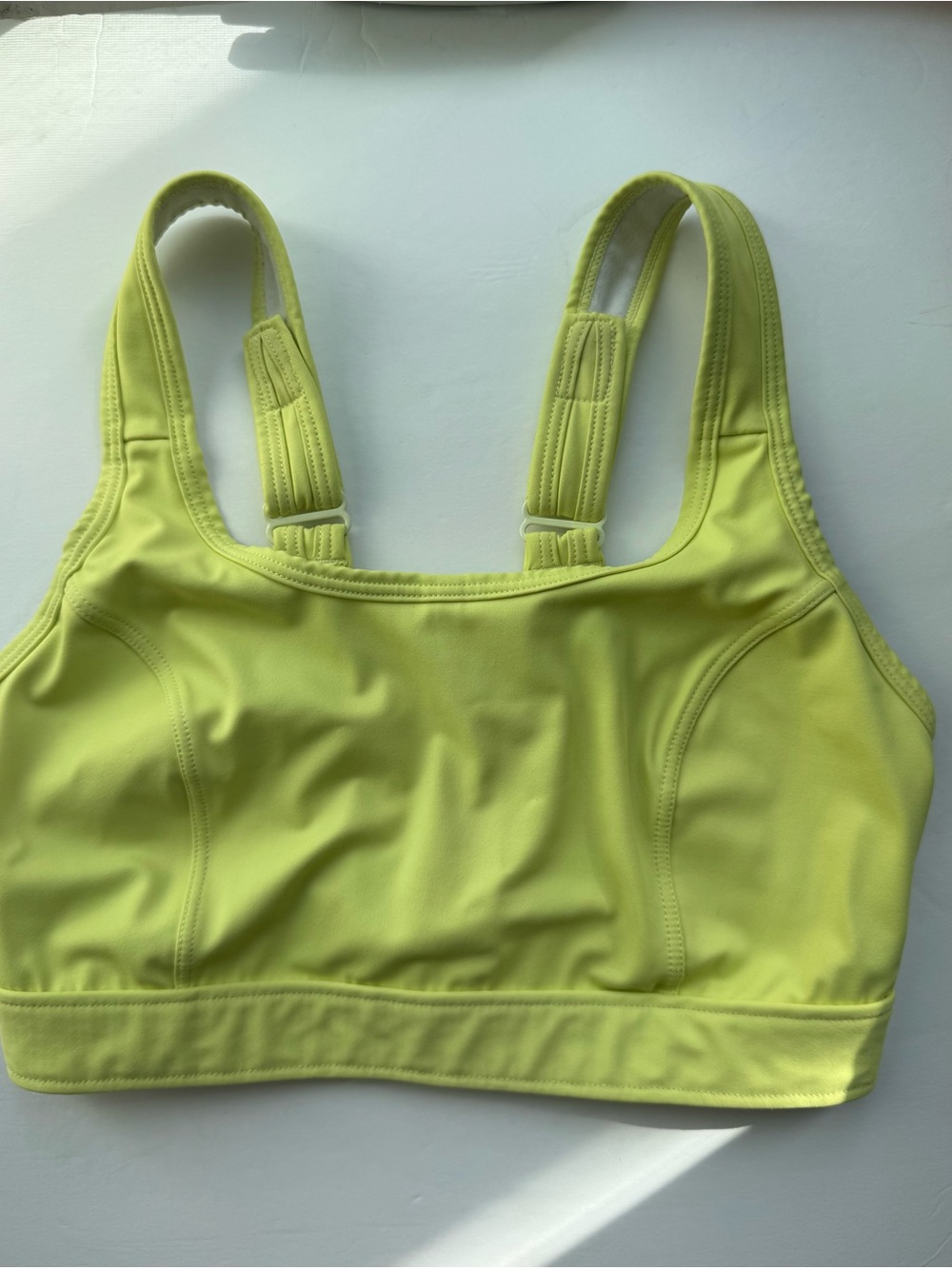 Title Nine Neon Lime Swim Top
